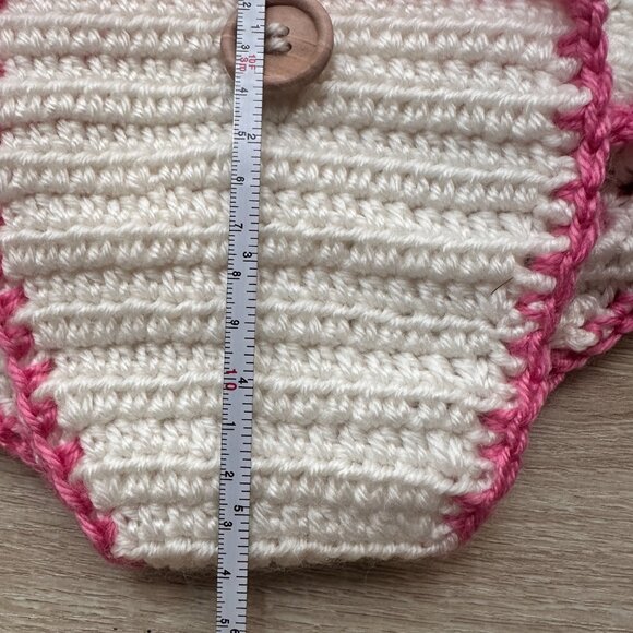 Handmade Baby Diaper Covers Set (3) Floral & Teal Crochet 0-6 Months Photo Prop - Picture 9 of 9